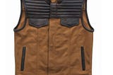 Men’s Cow Skin Biker Leather Vest