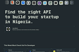 Build Studio NG: Discover any API You Need To Build any Application in Nigeria