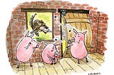The Three Little Pigs (‘Socially Distant Fairy Tales’ version)
