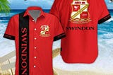 Swindon Town 2024 Hawaiian Shirt And Short