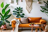 Designing A Minimal, Boho Living Room