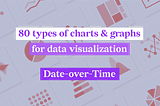 80 types of charts for data visualization. Part 4: Data over Time or Temporal charts