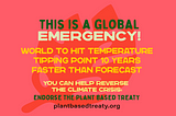 Plant-Based Treaty puts c at the forefront as IPCC releases its 6th assessment…