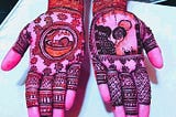 Fancy mehndi design