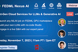 Webinar: Introducing FEDML Nexus AI