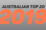 IDOLTHREAT Australian Top 20 of 2019