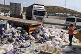 Right Wing Israeli Activists Attack Aid Trucks