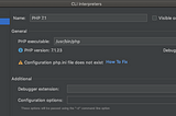 IntelliJ IDE 執行PHP專案