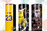 20 oz Basketball Legends Skinny Tumbler | Tumbler Sublimation Designs, Full Tumbler Wrap, Digital Downloads| Png Download