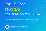 20 best courses to learn Node.js on YouTube