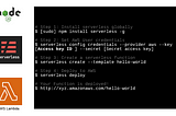 Configure and deploy Nodejs function to AWS Lambda using Serverless framework