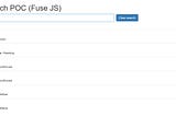 Full-text search using Fuse.js