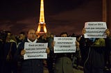 Manifestation de policiers. Paris. 20/10/2016