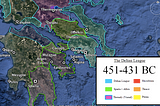 Visualizing the Delian League: 451–431 BC