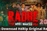 Radhe 2021 Free Download — Salman Khan Movie — 1080p HDRip Original Result