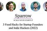 3 Food Hacks for Startup Founders and Indie Hackers (2022)