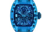 blue sapphire richard mille watch