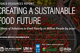 World Resource Institute report on a “Sustainable Food Future” — My takeaways.