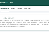 Castopod : un service d’hébergement de podcasts open source