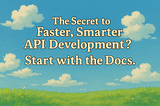 🚀 The Secret to Faster, Smarter API Development? Start With the Docs.