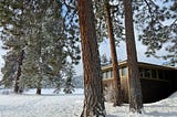 Remaining Como Orchards family home Darby, Montana.