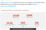 Adobe Commerce Cloud and Magento 2 benchmark performance summary. $1M disaster!