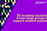 TE Academy launches 5 new study groups to support student success