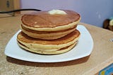 Fast and Easy Personal-sized Pancakes (serves 1)