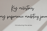 Molding a career in performance marketing
