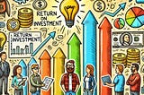 How Dall-E invisions a Product ROI team