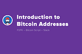 Address Bitcoin