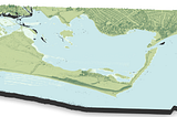 Visualising sea level rises with Rayshader