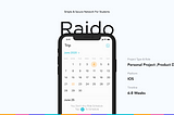 Raido Case Study: A match up design carpool app designed for 
students 📲