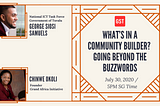 GST Webinar — What’s in a Community Builder?