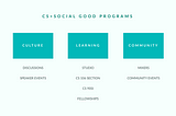 What We Do — CS+Social Good