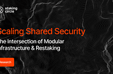 Scaling Shared Security: The Intersection of Modular  Infrastructure & Restaking