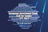CFT-1561: European Investment Bank call for tenders — Sprint CV