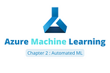 Azure Machine Learning — Training Model