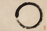 There is no teach in ZEN “Enso” by Taido Shufu
