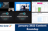 AG Grid Community Roundup January 2022