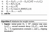 Adafactor Optimizer for Deep Learning