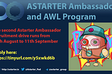 Astarter Ambassador and AWL Program