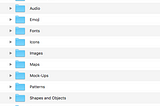 How to organize your design/creative resources folder
