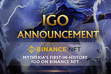 MYTHERIA X BINANCE NFT PACKAGE IGO SALE, one of the top card games in the market
