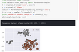 Dealing with Imbalanced Dataset (UnderSampling)