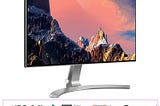 Borderless LED With Full HD IPS Monitor For Desktop Computer
 For more details — https://amzn.to/3h1