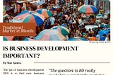 Is Business Development Important?