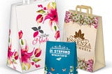 Personalized shopping bags and paper bags for all uses