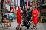 Beautiful Family Photo Shoot in the back alleys of Shanghai