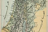 An early 20th Arabic map of Palestine